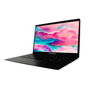 Portátil HP 240 G8 de 15.6”, mostrando su diseño moderno y compacto, ideal para estudiantes y profesionales en entornos de trabajo.
