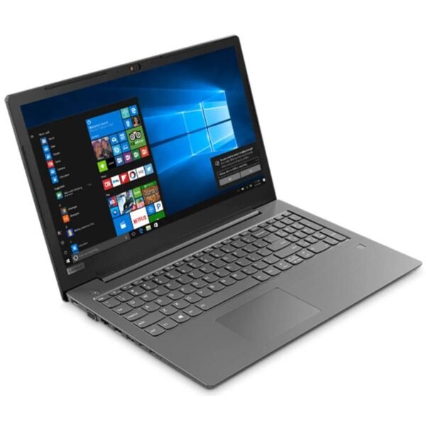 Portátil Lenovo V330-14IKB de 14”, mostrando su diseño elegante y funcional, ideal para uso académico y profesional.