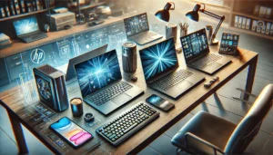 Guía de compra de portátiles en Bloomtech, mostrando diversas opciones para estudiantes y gamers.