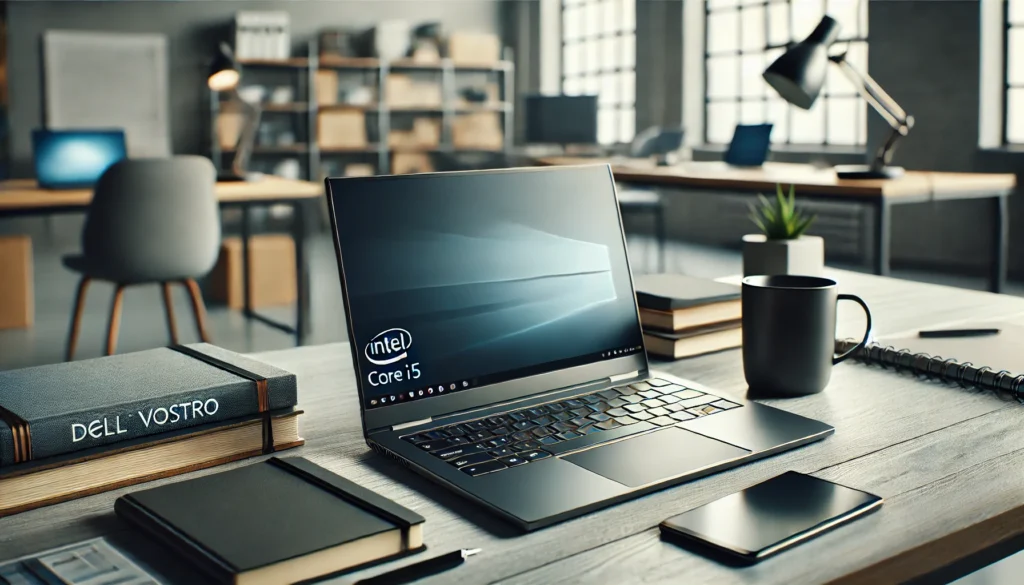 Imagen del Dell Vostro Intel Core i5 7th, mostrando su diseño y características para uso profesional y estudiantil.