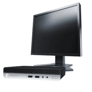 HP ProDesk 400 G3. Cree la solución adecuada para su lugar de trabajo con opciones de montaje para su HP ProDesk Mini. Ideal para toda empresa