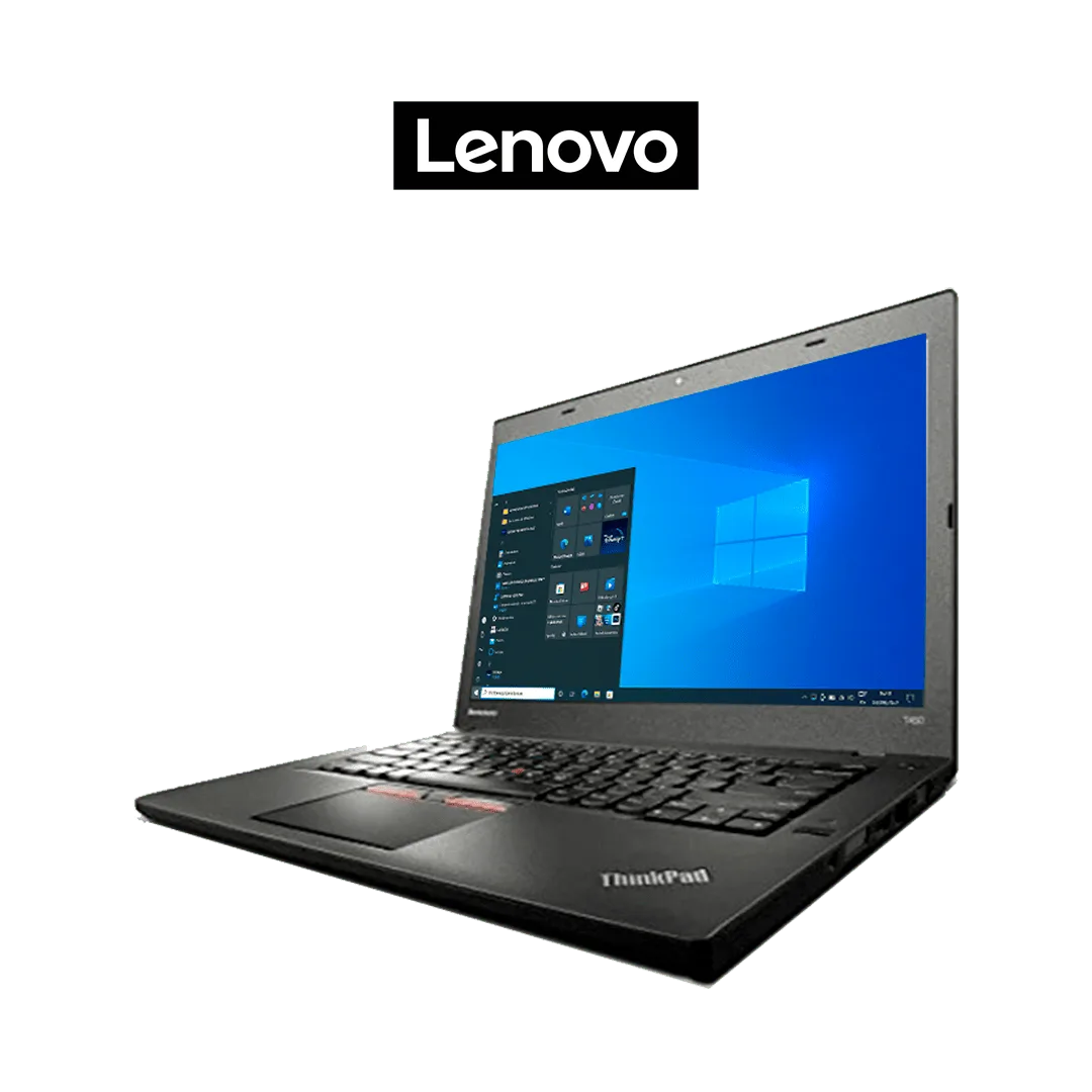 Lenovo ThinkPad T450 14: Portátil versátil y asequible. Diseño delgado y ligero, una excelente opción para quienes están en constante movimiento.